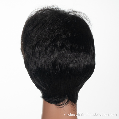 India Hair   Machine Made Curly  Bob Wig   Cuticle Aligned  Human Hair Wigs for Black Woman